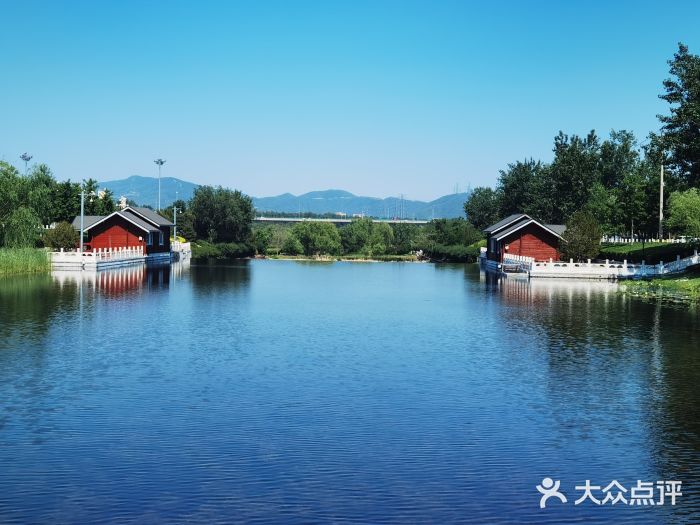 门城湖公园图片