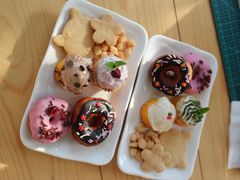 饼干、甜甜圈、cup&nbsp;cake-海边的猫和咖啡馆