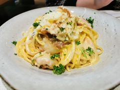 奶油培根蘑菇蛋黄意式空心面-BAKER&SPICE(安福路店)