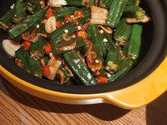 干菜肉末炒秋葵-闽上鲜·福建菜(龙湖滨江天街店)