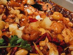 双拼口味宫保鸡丁烤鱼-锦尚阁烤鱼(望京新荟城店)