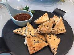 泰式芝麻煎豆腐-甜阿姨·天台花园私房菜(万松园店)
