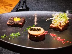 和牛塔塔配鱼子酱-AZUL by FUEL蓝色·法式酒馆(琶醍店)