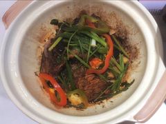 啫啫三文鱼头煲-避风塘·金牌店·夜宵(金玉兰店)