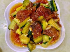 青瓜拌海蜇-红灯笼龙凤饭店(宁波老字号店)