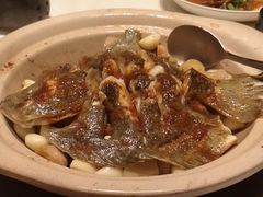 砂锅鲜花椒鲍鱼焗大红鱿-炳胜品味(海印总店)