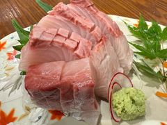 狮鱼刺生-纹兵卫手打荞麦面日料(虹桥本店)