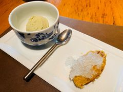 燕窝冰淇淋配红薯天妇罗-新荣记(西溪湿地店)