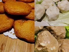 烤汕头手打牛肉丸-金穗园·砂锅粥.醉鸡煲火锅(长寿路店)