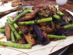 豆角炒茄子-华信美食