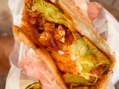 -小红车炸蛋葱油饼