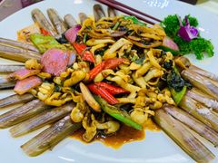 豆豉炒圣子-轩记海鲜餐厅·四十五年老字号·经典粤菜(西区彩虹店)