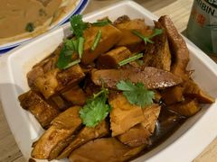炖板筋-左邻右舍褡裢火烧(石榴园店)