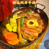 🆘有大胃王能来挑战赛牛的超大战斧牛排么⁉️