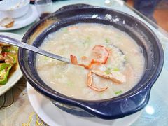 鲜虾干贝砂锅粥-金榜潮州砂锅粥(总店)