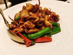 五花肉辣炒大笔管-甄御•海鲜新青岛菜(麦岛店)