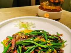高原鹿茸菌炒青瓜苗-熹素·鲜美素食Vegetarian (天河领展店)