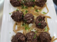头菜蒸牛肉丸-祈胜邨•顺德鱼生•顺德菜(容桂店)