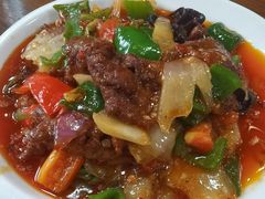 -歹歹的加个面过油肉拌面