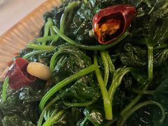 炝炒地瓜叶-山石榴·贵州菜(丰盛里店)