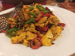 地皮菜炒鸡蛋-九十九顶毡房(阜石路店)