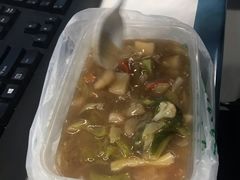 -清真马乐贝腊牛肉蛋黄菜夹馍(马蓉洒金桥店)