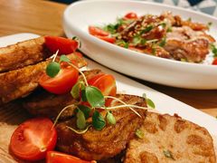 鹅肝酱莲藕盒-花舍·新派粤菜·西餐·下午茶(亚运村·鸟巢店)