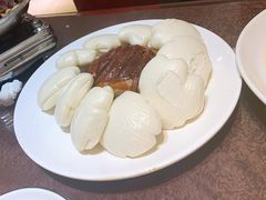 夹馍扣肉-刘胖子家常菜·蹄花焖藕(中央花园店)