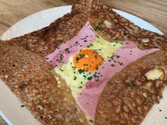 巴黎火腿鸡蛋芝士蘑菇可丽饼-RAC BAR(安福路店)