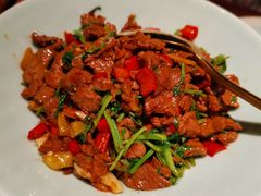 28秒爆炒黄牛肉-望湘园·洞庭渔宴(浦江欢乐颂店)
