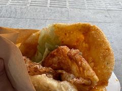 -小红车炸蛋葱油饼