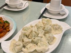 角瓜鸡蛋虾仁水饺-黄家饺子东北特色菜馆(湖滨商业街店)