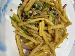 干煸藕丝-饭橘汉江码头·乡野土菜馆(静安路店)