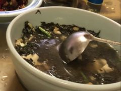 酸菜豆腐花汤-永州体苑血鸭店(第一分店)