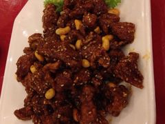 牛肉粒-大眼锅贴水饺(河东店)