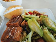 酱香炒素鱼豆腐-文星素食(兴华路店)