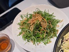 空心菜苗拌茶馓-醉舍·新淮扬菜(长宁龙之梦店)