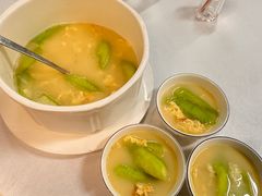 煎鸡蛋胜瓜肉饼汤-华庭食府(光明店)