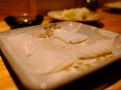 乌贼四种刺身-镹·鱼料理  国产鱼使用店