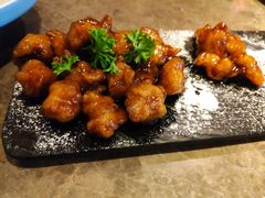 雪花糖醋里脊-绿茶餐厅(崇文门新世界店)