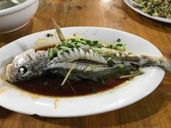 清蒸白花鱼-海上驿站渔家菜馆