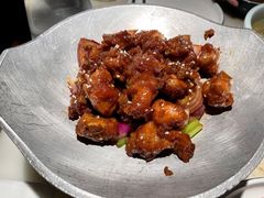 蒜香蜜汁排骨-绿茶餐厅(同成街华联店)