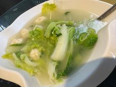 豆腐圆子小白菜汤-朱家小厨(红塔西路店)