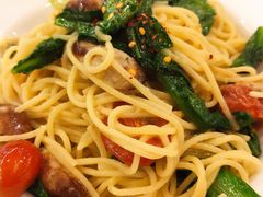 香肠油麦菜意面-萨莉亚意式餐厅(新洲家乐福店)