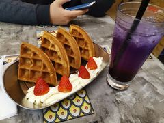 咖啡华夫饼-拾壹cafe·工作室