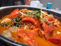 -贵州辣子鸡番茄鸡