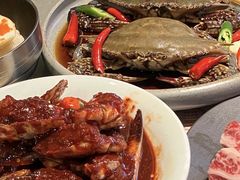-草家酱蟹炭火烤肉店(珲春南路一店)