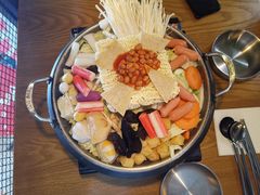 泡菜肥牛部队锅-韩热料理(永嘉天地店)