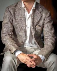 -怒马会 全麻衬西装高级定制