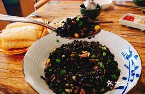 Fragrant Black Rice Stir-fry